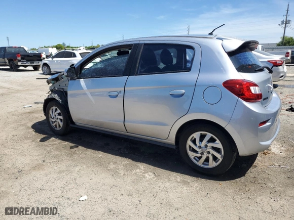 2017 Mitsubishi Mirage SE with VIN ML32A4HJXHH016569, listed as a Copart auction lot 50345415 with 117,497 mi miles and Salvage Title. Bid and sale history available at carsss.com. Image 2.