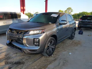 2020 Mitsubishi Outlander Sport ES 2.0 with VIN JA4AR3AU1LU015630, listed as a IAAI auction lot 41753689 with 98,435 mi miles. Bid and sale history available at carsss.com. Image 2.