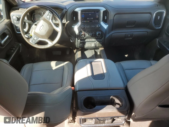 2020 Chevrolet Silverado 1500 LTZ with VIN 1GCUYGETXLZ270472, listed as a Copart auction lot 45423385 with 99,696 mi miles and Salvage Title. Bid and sale history available at DreamBid. Image 8.