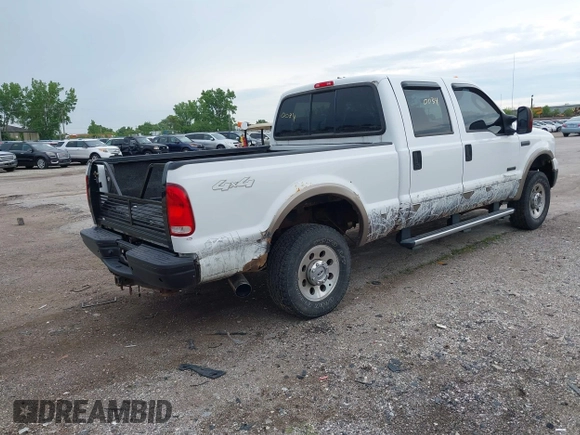 2007 Ford F-250 XL with VIN 1FTSW21P67EA15761, listed as a IAAI auction lot 42550034 with 229,823 mi miles and . Bid and sale history available at DreamBid. Image 4.