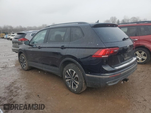 2023 Volkswagen Tiguan S with VIN 3VVFB7AX3PM102667, listed as a Copart auction lot 85290424 with 15,436 mi miles and Salvage title. Bid and sale history available at DreamBid. Image 2.