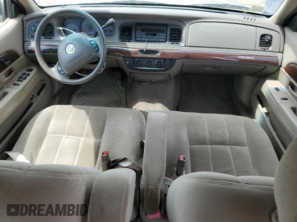 2003 Mercury Grand Marquis GS Convenience z VIN 2MEFM74WX3X619151, wystawiony jako Copart lot #55512335 z przebiegiem 101 627 mil mil oraz Szkoda całkowita • Salvage title. Historia ofert i sprzedaży dostępna na DreamBid. Obrazek 8.