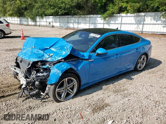 2022 Audi A5 Sportback S line Premium with VIN WAUDACF58NA008476, listed as a Copart auction lot 67375924 with 61,240 mi miles and Salvage Title. Bid and sale history available at carsss.com. Image 1.