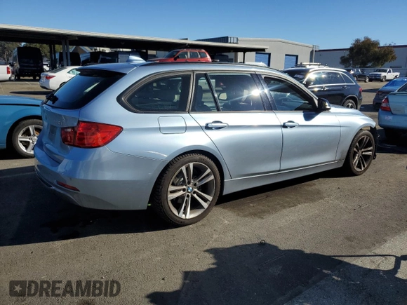 2014 BMW 3 Series 328i xDrive with VIN WBA3G7C52EKN36613, listed as a Copart auction lot 82602954 with 129,492 mi miles and Salvage Title. Bid and sale history available at carsss.com. Image 3.