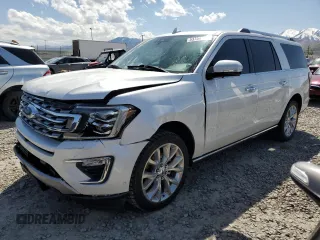 2018 Ford Expedition Max Limited with VIN 1FMJK2AT6JEA31031, listed as a Copart auction lot 53756055 with 76,900 mi miles and Salvage title. Bid and sale history available at DreamBid. Image 1.