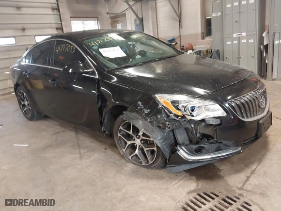 2017 Buick Regal Sport Touring with VIN 2G4GL5EX2H9197727, listed as a IAAI auction lot 41717053 with 86,889 mi miles. Bid and sale history available at carsss.com. Image 1.