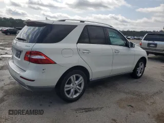 2013 Mercedes-Benz M ML 350 with VIN 4JGDA5HB1DA176326, listed as a Copart auction lot 50061515 with 159,857 mi miles and Salvage Title. Bid and sale history available at carsss.com. Image 3.