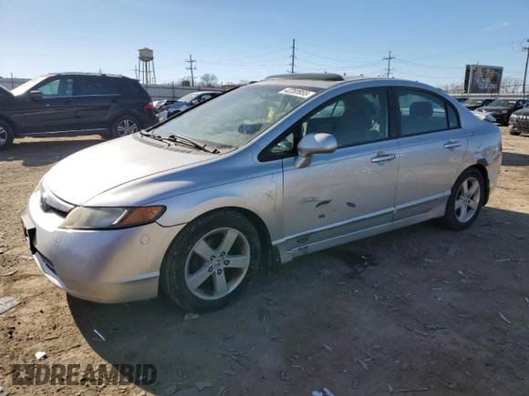 2007 Honda Civic EX with VIN 1HGFA16887L018444, listed as a Copart auction lot 42283955 with 247,409 mi miles and Salvage Title. Bid and sale history available at DreamBid. Image 1.