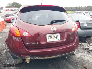 2009 Nissan Murano S with VIN JN8AZ18UX9W008239, listed as a IAAI auction lot 41259533 with 150,050 mi miles. Bid and sale history available at carsss.com. Image 16.