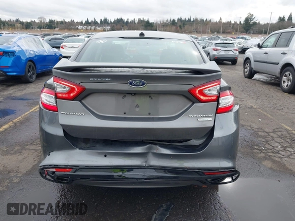 2014 Ford Fusion Titanium with VIN 3FA6P0K9XER271369, listed as a IAAI auction lot 41622854 with 187,471 mi miles. Bid and sale history available at carsss.com. Image 16.