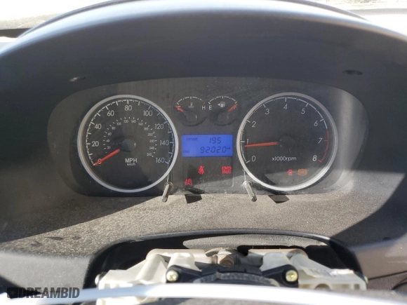 2008 Hyundai Tiburon GT with VIN KMHHN66F68U279070, listed as a Copart auction lot 74675574 with 92,020 mi miles and Salvage Title. Bid and sale history available at carsss.com. Image 9.