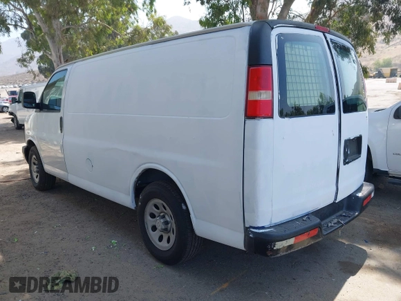 2012 Chevrolet Express Cargo with VIN 1GCSGAFXXC1182349, listed as a IAAI auction lot 42402644 with 204,411 mi miles and . Bid and sale history available at DreamBid. Image 3.