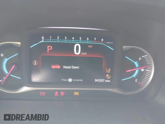 2019 Honda Passport EX-L with VIN 5FNYF7H57KB002844, listed as a IAAI auction lot 42195170 with 43,327 mi miles and . Bid and sale history available at DreamBid. Image 7.