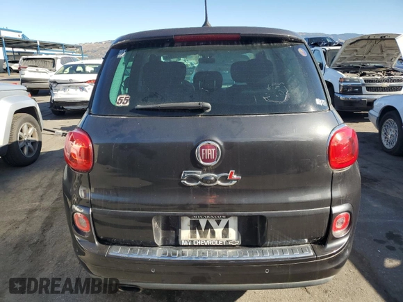 2014 FIAT 500L Easy with VIN ZFBCFABH7EZ024287, listed as a Copart auction lot 83227974 with 127,306 mi miles and Clean Title. Bid and sale history available at carsss.com. Image 6.