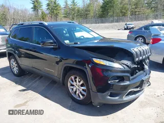2014 Jeep Cherokee Limited with VIN 1C4PJMDS7EW247020, listed as a IAAI auction lot 42081243 with 46,499 mi miles. Bid and sale history available at carsss.com. Image 1.