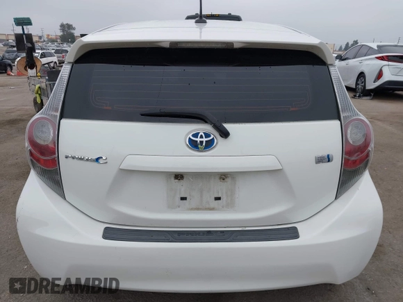 2013 Toyota Prius One with VIN JTDKDTB32D1032454, listed as a IAAI auction lot 42087724 with 202,293 mi miles and . Bid and sale history available at carsss.com. Image 17.