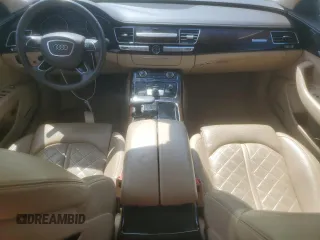 2014 Audi A8 4.0T with VIN WAUR2AFDXEN010107, listed as a Copart auction lot 62056544 with 85,450 mi miles and Non repairable. Bid and sale history available at DreamBid. Image 8.