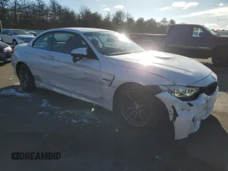 2017 BMW M4 with VIN WBS3U9C38HP971268, listed as a Copart auction lot 81133614 with 31,540 mi miles and Salvage title. Bid and sale history available at DreamBid. Image 4.