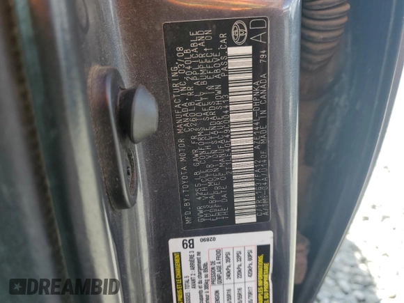 2009 Toyota Matrix S z VIN 2T1LE40E49C004413, wystawiony jako Copart lot #57530165 z przebiegiem 293 564 mil mil oraz Czysty tytuł • Clean title. Historia ofert i sprzedaży dostępna na DreamBid. Obrazek 12.