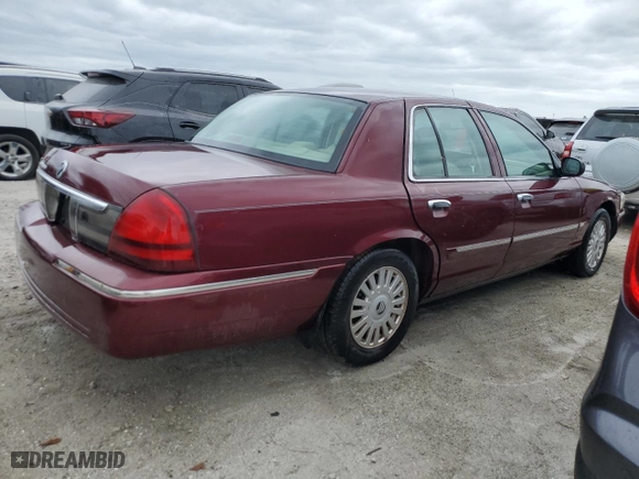 2007 Mercury Grand Marquis LS with VIN 2MEFM75V97X632663, listed as a Copart auction lot 73807104 with 82,217 mi miles and Non Repairable. Bid and sale history available at carsss.com. Image 3.