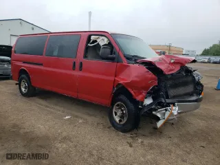 2008 Chevrolet Express Passenger with VIN 1GAHG39K081233539, listed as a Copart auction lot 65804374 with 407,232 mi miles and Salvage Title. Bid and sale history available at carsss.com. Image 4.