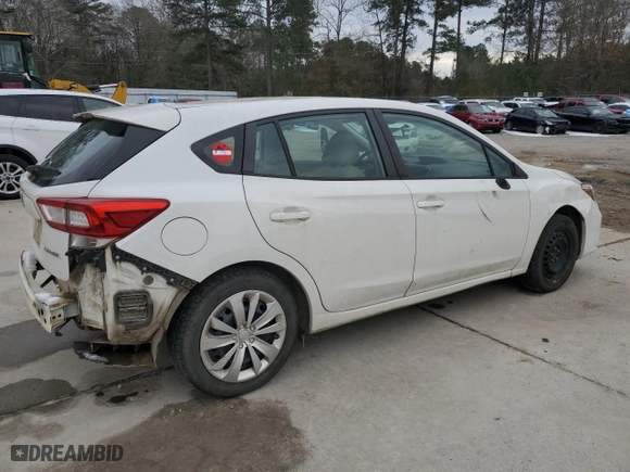 2018 Subaru Impreza with VIN 4S3GTAA65J1748902, listed as a Copart auction lot 87966335 with 72,214 mi miles and Salvage Title. Bid and sale history available at carsss.com. Image 3.