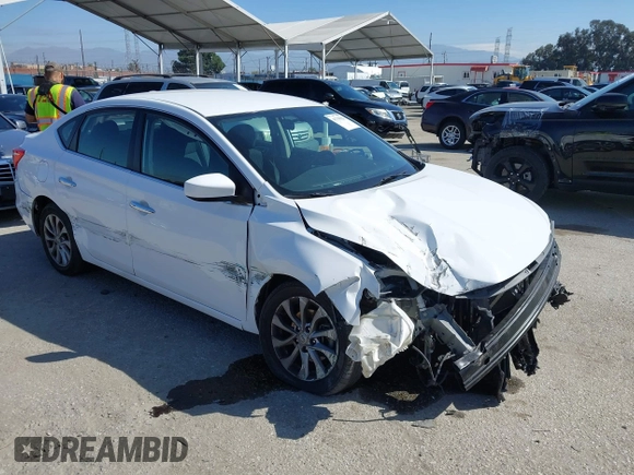 2019 Nissan Sentra SV with VIN 3N1AB7AP5KY449382, listed as a IAAI auction lot 41798021 with 76,302 mi miles and . Bid and sale history available at DreamBid. Image 1.