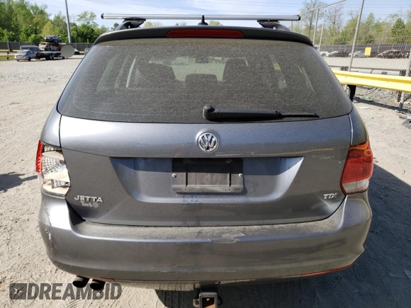2011 Volkswagen Jetta TDI with VIN 3VWML7AJ9BM637023, listed as a Copart auction lot 53930735 with 215,227 mi miles and Salvage title. Bid and sale history available at DreamBid. Image 6.