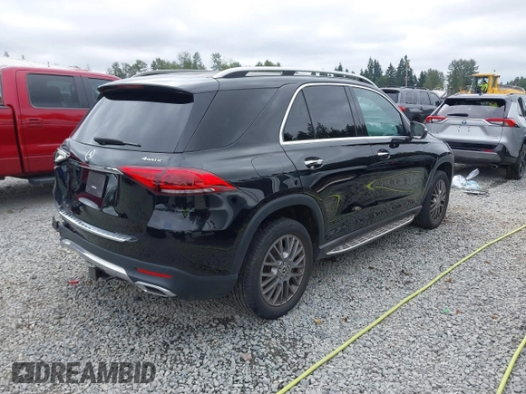 2021 Mercedes-Benz GLE 350 with VIN 4JGFB4KBXMA496463, listed as a IAAI auction lot 42488543 with 31,468 mi miles and . Bid and sale history available at DreamBid. Image 4.