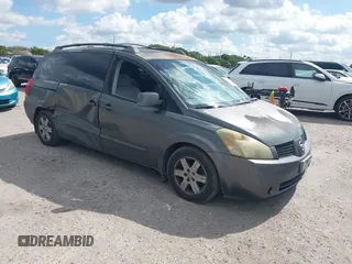 2004 Nissan Quest S with VIN 5N1BV28U84N364412, listed as a IAAI auction lot 41519557 with 146,810 mi miles. Bid and sale history available at carsss.com. Image 1.