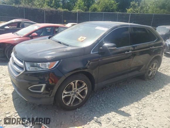 2016 Ford Edge Titanium with VIN 2FMPK4K97GBB92386, listed as a Copart auction lot 65618724 with 170,019 mi miles and Salvage Title. Bid and sale history available at carsss.com. Image 1.