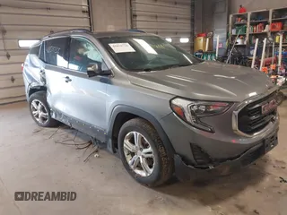 2020 GMC Terrain SLE with VIN 3GKALTEVXLL169214, listed as a IAAI auction lot 41859738 with 80,281 mi miles. Bid and sale history available at carsss.com. Image 1.