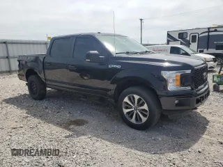 2019 Ford F-150 XL with VIN 1FTEW1EP7KKF06240, listed as a Copart auction lot 54213915 with 29,875 mi miles and Salvage Title. Bid and sale history available at carsss.com. Image 4.