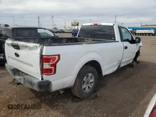 2018 Ford F-150 XL with VIN 1FTMF1CB1JKC72470, listed as a Copart auction lot 46689225 with 129,364 mi miles and Clean Title. Bid and sale history available at carsss.com. Image 3.