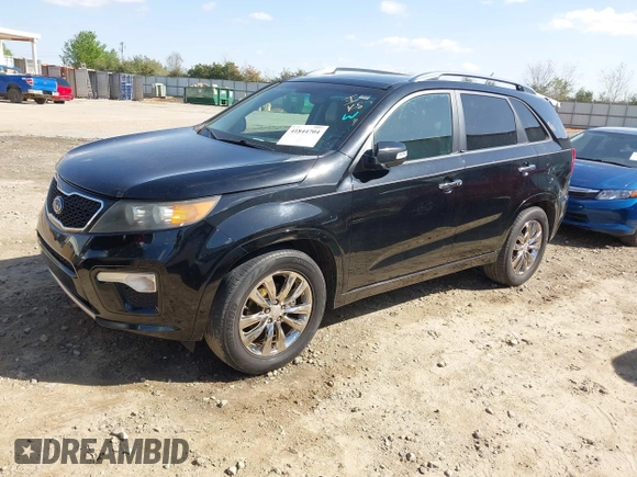 2011 Kia Sorento SX with VIN 5XYKW4A21BG160335, listed as a IAAI auction lot 41844704 with 242,375 mi miles. Bid and sale history available at carsss.com. Image 2.