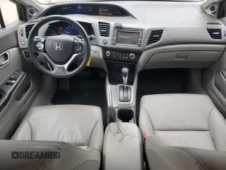 2012 Honda Civic EX-L with VIN 19XFB2F90CE071460, listed as a Copart auction lot 53253075 with 137,897 mi miles and Salvage Title. Bid and sale history available at DreamBid. Image 8.