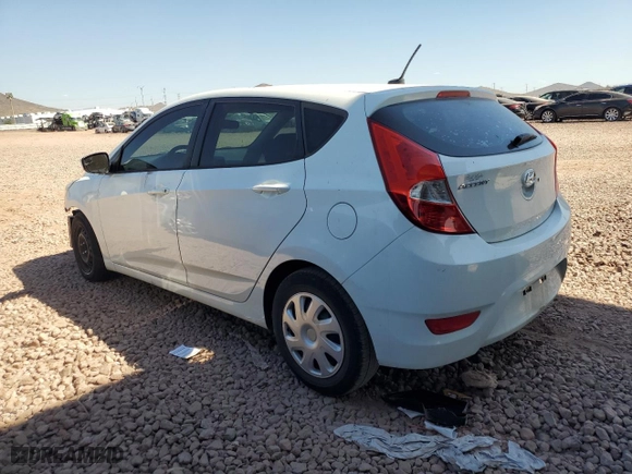 2014 Hyundai Accent GS with VIN KMHCT5AE9EU195698, listed as a Copart auction lot 72044784 with 76,086 mi miles and Salvage Title. Bid and sale history available at carsss.com. Image 2.