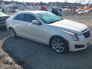 2014 Cadillac ATS Standard RWD with VIN 1G6AA5RX3E0163203, listed as a IAAI auction lot 41294865 with 183,083 mi miles. Bid and sale history available at carsss.com. Image 1.