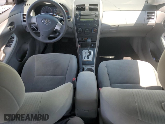 2010 Toyota Corolla with VIN 2T1BU4EEXAC533795, listed as a Copart auction lot 61817185 with 93,322 mi miles and Salvage title. Bid and sale history available at DreamBid. Image 8.