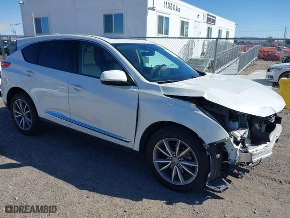 2019 Acura RDX w/Technology Pkg with VIN 5J8TC1H52KL020943, listed as a IAAI auction lot 41640742 with 49,904 mi miles. Bid and sale history available at carsss.com. Image 1.