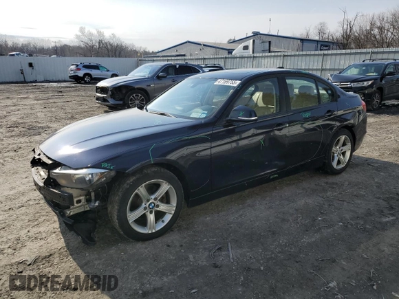 2014 BMW 3 Series 328d xDrive with VIN WBA3D5C56EKX95246, listed as a Copart auction lot 47169755 with 169,445 mi miles and Salvage Title. Bid and sale history available at carsss.com. Image 1.