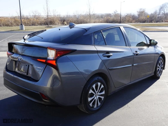 2022 Toyota Prius LE with VIN JTDL9MFU7N3037119, listed as a Copart auction lot 44182575 with 51,417 mi miles and Salvage Title. Bid and sale history available at carsss.com. Image 3.