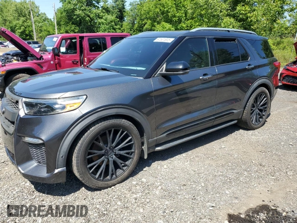 2020 Ford Explorer Platinum with VIN 1FM5K8HC5LGA34794, listed as a Copart auction lot 62531805 with Not provided miles and Salvage title. Bid and sale history available at DreamBid. Image 1.