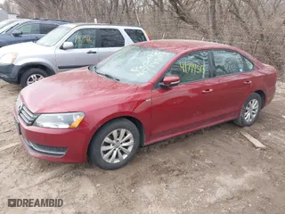 2015 Volkswagen Passat 1.8T S with VIN 1VWAT7A32FC029372, listed as a IAAI auction lot 41714513 with 173,829 mi miles. Bid and sale history available at carsss.com. Image 2.