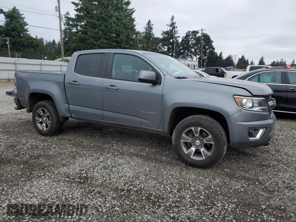 2020 Chevrolet Colorado 4WD Z71 with VIN 1GCGTDEN3L1107995, listed as a Copart auction lot 59620955 with 81,868 mi miles and Salvage title. Bid and sale history available at DreamBid. Image 4.