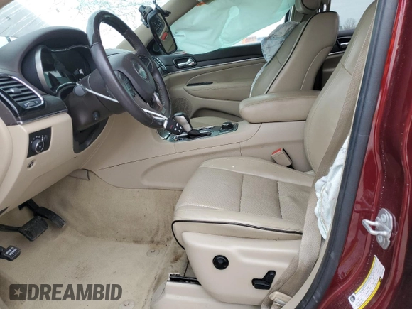 2020 Jeep Grand Cherokee Overland with VIN 1C4RJFCG2LC327390, listed as a Copart auction lot 45600615 with 121,504 mi miles and Salvage Title. Bid and sale history available at carsss.com. Image 7.
