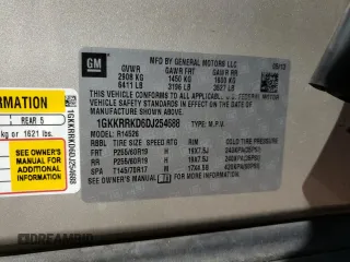 2013 GMC Acadia SLT with VIN 1GKKRRKD6DJ254688, listed as a Copart auction lot 51687755 with 146,653 mi miles and Salvage Title. Bid and sale history available at carsss.com. Image 13.