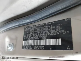 2005 Toyota Tundra SR5 with VIN 5TBET34195S493658, listed as a IAAI auction lot 41225461 with 280,510 mi miles. Bid and sale history available at carsss.com. Image 9.