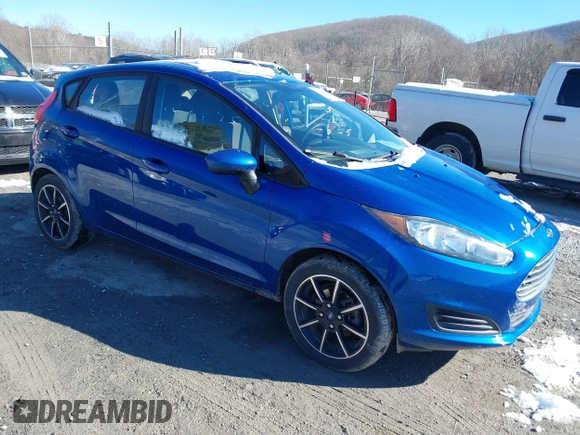 2018 Ford Fiesta SE with VIN 3FADP4EJ2JM143932, listed as a IAAI auction lot 41625049 with 70,237 mi miles. Bid and sale history available at carsss.com. Image 1.