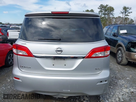2017 Nissan Quest SV z VIN JN8AE2KP7H9170041, wystawiony jako IAAI lot #41760437 z przebiegiem 347 055 mil mil oraz . Historia ofert i sprzedaży dostępna na DreamBid. Obrazek 17.
